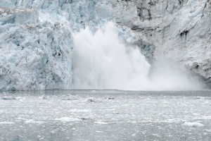 Margerie Glacier Calving, Glacier Bay National Park, Alaska