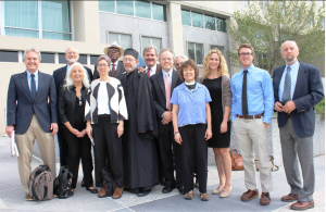 The NRCCC team gathers for a meeting at the State Dept.