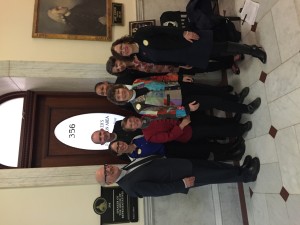 Rep. Frank Smizik, Rabbi Shoshana Meira Friedman, Rev. Fred Small, Rev. Reebee Girash, Margaret, Mariama White-Hammond, Amy Benjamin, Lise Olney