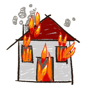 House on fire